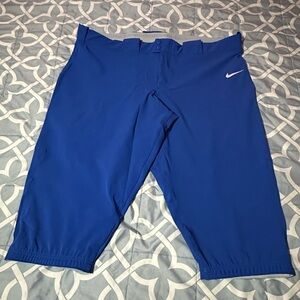 Nike Women’s 3/4 Length Vapor Select Softball Pants Royal Blue Size XXL NWT